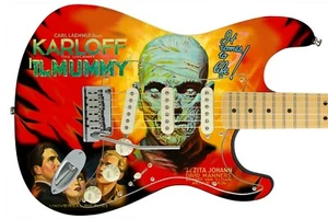 Gitarrenhaut Axt Wrap Re-Skin Bass rechts elektrisch Vintage Mumie Kirk Hammet 861 - Bild 1 von 13
