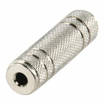 Adattatore Audio Stereo 3.5 mm Femmina - 3.5 mm Femmina Argento - Immagine 1 di 1