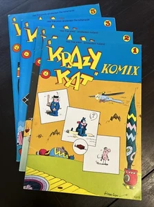 KRAZY KAT KOMIX Free Press 1974 Books 1 2 3 5 Real Free Press - Picture 1 of 10
