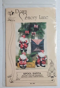 Vintage Down Memory Lane Spool Santa ML#44 - Picture 1 of 2