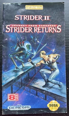 Journey from Darkness: Strider Returns / Strider II (Genesis 1992) MANUAL ONLY - Image 1 of 3