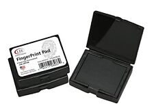 LEE Inkless Fingerprint Pad 2.25 x 1.75 Black 3/Pack