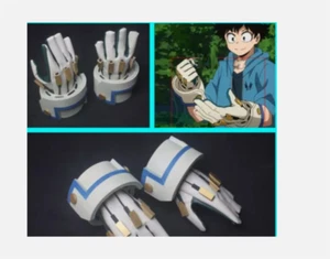 Guanti My Hero Academia Izuku Midoriya Deku Air Force accessori cosplay prop - Foto 1 di 4