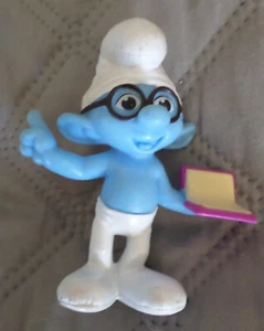 Figura Pitufo Brainy 2013 Juguete Promocional McDonalds Peyo 2013 En muy buen estado - Imagen 1 de 6