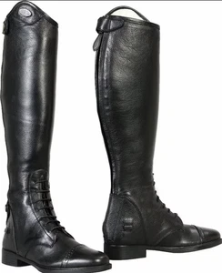 TuffRider Women Belmont Leather Field Boots, Size 9 Regular, Open Box - Picture 1 of 4
