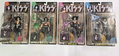Figura de acción KISS McFarlane Toys 1997 de colección conjunto completo de 4 lote NUEVO SELLADO Foto 1 de 4