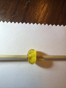 TROLLBEADS-Yellow Rare Bead- 925 Silver- Denmark - Picture 1 of 3