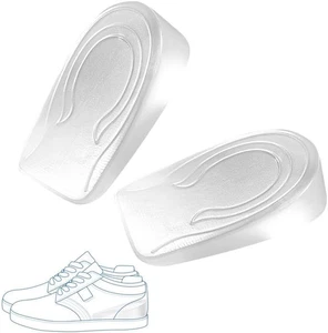 1 Paar Gel Fersenpolster Silikon,Fersenkeil Achillessehne 2Cm Height Increase  - Bild 1 von 12