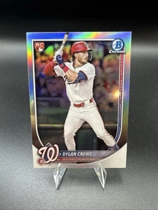 2025 Bowman - Rookie Red RC Variation Dylan Crews #42 Sp Rookie Red Rc Chrome - Picture 1 of 3