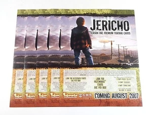 Lote de (5) hojas de venta promocionales de tarjetas coleccionables Inkworks Jericho 2007 temporada uno - Imagen 1 de 2