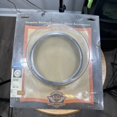 Anillo de ajuste de faros Harley Davidson 69624-99A**NOS** Foto 1 de 4