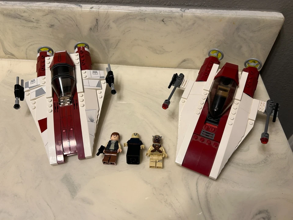 Lote LEGO Stars Wars A-Wing Starfighter 6207 75003 - INCOMPLETO - Tusken Han Solo - Imagem 1 de 4