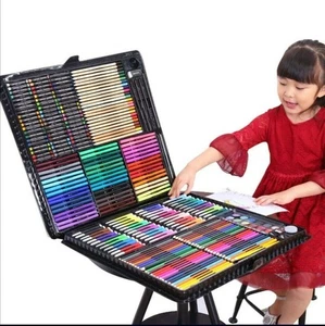 288pcs Artist Art Drawing Set - Colored Pencils, Markers, Crayons - Picture 1 of 7
