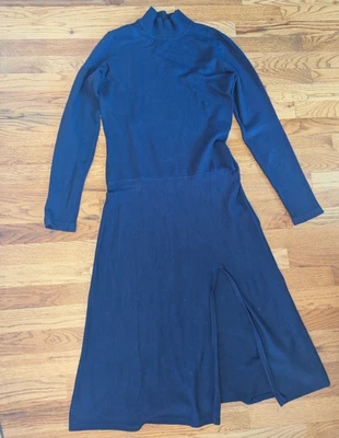 Платье-свитер Marciano by GUESS синее с длинным рукавом водолазка женское размер M - Изображение 1 из 3