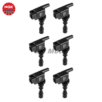 6 pcs OEM NGK Ignition Coil 27300-39000 For Kia Sedona V6 3.5L 2002-2005 U4023 - Image 1 of 4