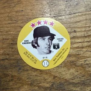 1978 Taste Freeze Dave king man Chicago Cubs #19 Of 26 Baseball Stars - Picture 1 of 2