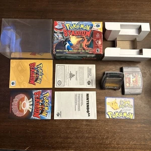 Pokemon Stadium (Nintendo 64 N64) Complete CIB W Inserts - Tested - Authentic - Picture 1 of 13