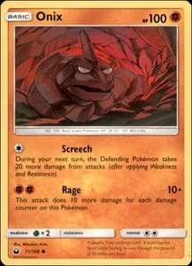 Pokemon - Onix #71/168 - SM - Himmelssturm Common - Bild 1 von 2