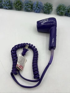Vtg Conair 1250 High Energy Purple Hair Dryer Model 101R 90s Y2K Compact Travel - Picture 1 of 11