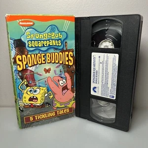 Nickelodeon Spongebob Squarepants Sponge Buddies VHS Video Tape 5 Bob Tales Nick - Picture 1 of 14