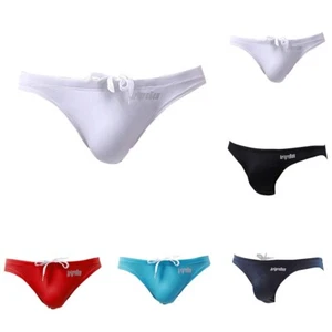 Men Sexy Low Waist Swim Briefs Swimming Pants Bikini Beach Shorts Quick Dry - Picture 1 of 31