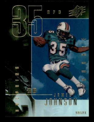 1999 SPx - #116 James Johnson /1999 (RC) Miami Dolphins - Image 1 of 2