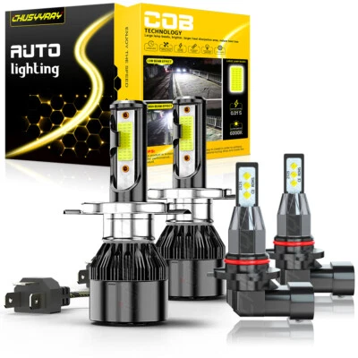 Para For Toyota Tundra 2000-2006  faro LED+luces antiniebla 4x - Image 1 of 4