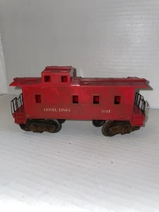 LIONEL LINES 1007 CABOOSE ROJO (DESGASTADO) - Imagen 1 de 4