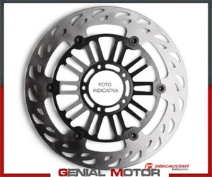 Front Floating Disc DISCACCIATI Triumph SPEED TRIPLE 955 FDR606 2002 2004 Black - Picture 1 of 2