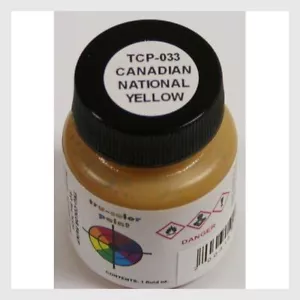Tru-Color Canadian National Yellow Railroad Color Acrylic Paints 1oz 29. TCP-033 - Picture 1 of 1