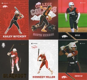 Tarjetas coleccionables del equipo de softbol ONIT Athlete 2025 Arkansas Razorbacks - Tú eliges - Imagen 1 de 60