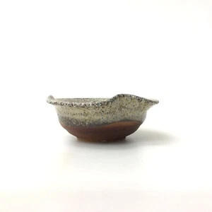 Japanese Bonsai Pot Shigaraki ware White Glazed Round Cactus Plants A0027 - Picture 1 of 13