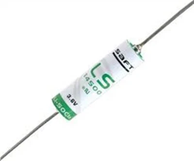 SAFT LS14500CNA AA 3,6V 2,6Ah Li-SOCl2 Batterie, axiale Drahtanschlüsse - Bild 1 von 4