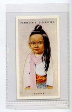 (Jj9067) FRANKLYN DAVEY,CHILDREN OF ALL NATIONS,BURMA,1934,#10