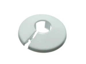 Bianco Plastic Pino Tubo Rosa Radiatore Colletto Anello Per 15mm Tubi Pacco 2 - Foto 1 di 1