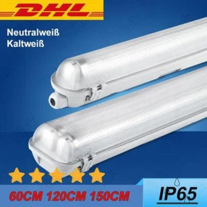 Lampada LED per ambienti umidi 60 cm 150 cm 120 cm tubo lampada per vasca cantina garage lampada - Foto 1 di 30