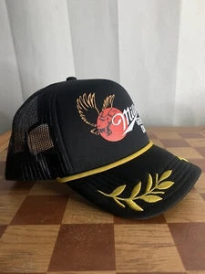 Miller Original Draft Trucker Mütze Schwarz Gelb Bier Retro 80er/90er Look Neu - Bild 1 von 10