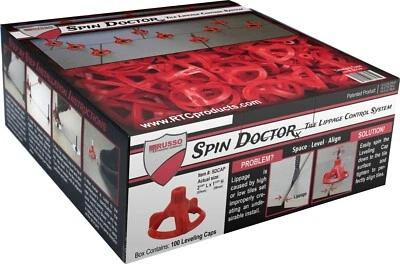 Spin Doctor Leveling Cap (Red) 100pc. Box  - Image 1 of 3