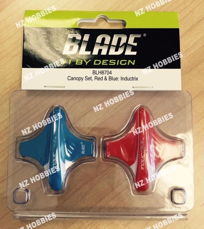 Blade BLH8704 Canopy Set, Red & Blue for  Blade Inductrix - Image 1 of 1