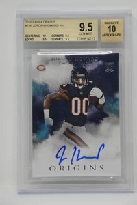 2016 Panini Origins #136 Jordan Howard AU Rookie Bears 🔥Beckett 9.5 GEM MINT - Picture 1 of 7