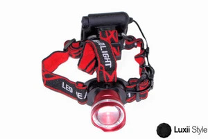 Leistungsstarke LED schwenkbare Stirnlampe Lampe Licht 500 Lumen 1000 Fuß Reichweite CREE mit Zoom - Bild 1 von 2