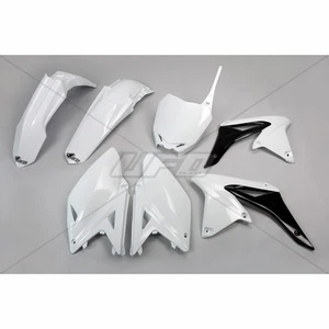 UFO Motocross Plastic Kit Suzuki RMZ 250 2013 White SUKIT415E-041 - Picture 1 of 1