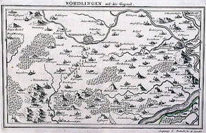 Antique map, Bodenehr, Nordlingen - Picture 1 of 1