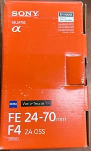 Sony 24-70mm f/4 Vario-Tessar T FE OSS Wechsel-Vollformat-Zoomobjektiv - Bild 1 von 11
