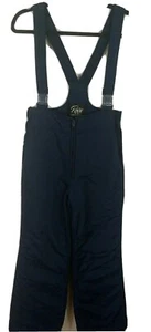 EUC Jugend Roffe Skibekleidung isolierte Trägerhose Größe 10 Reg Reißverschluss vorne elastisches Knöchelfutter - Bild 1 von 9