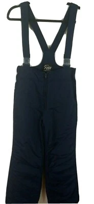 Usado en Excelente Condición Ropa de Esquí Roffe Juvenil Baberos Aislados Talla 10 Cremallera Reg Frontal Forro Elástico del Tobillo Foto 1 de 4