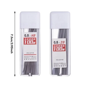 200Pcs Mechanical Pencil Leads 2B/HB Pencil Rod Automatic Pencil Core Refill - Bild 1 von 15