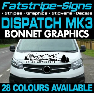 para adaptarse a CITROEN DISPATCH MK3 EN UNA AVENTURA CAPÓ GRÁFICOS PEGATINAS FURGONETA CAMPER - Imagen 1 de 2