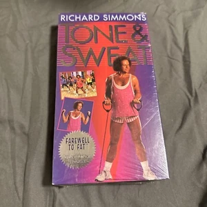Richard Simmons TONE & SWEAT VHS 1994 Vintage OOP Video 90's Tape Home Exercise - Picture 1 of 4