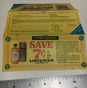 Vintage Print Ad Listerine Coupon - Picture 1 of 8